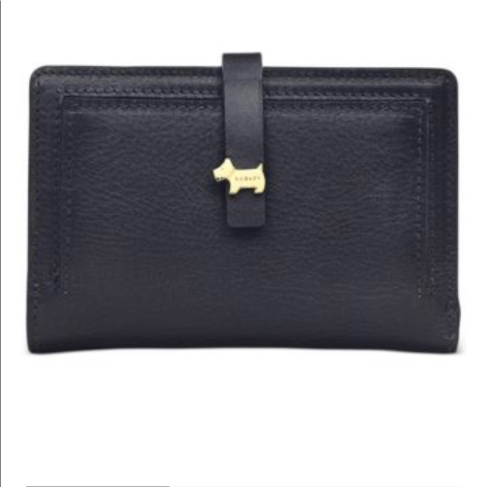 Radley London Newick Road MD Bifold Wallet. Black. NWOT.